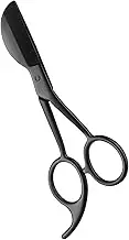 rockible Applique Scissors Duckbill Blade Miniature Scissors Lightweight Tool Shears Pelican Blade for Thread Embroidery Needlework Crafting Art, Black