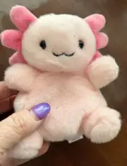 Palm Pals AX the Axolotl Plush 5”Stuffed Animal Toy Pink NWOT