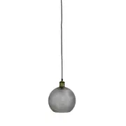 Rage Diamond Patterned Glass Pendant Light