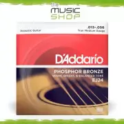 D'Addario EJ24 13-56 True Medium Phosphor Bronze Acoustic Guitar Strings