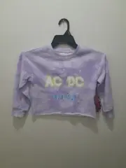 Girls Size 6/6X AC/DC Sweatshirt Top NWT