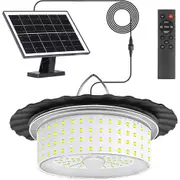 244 LED Hanging Light Solar Powered Light Garden Garage Shed Tent Lamp
