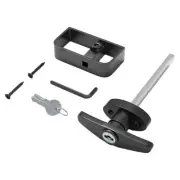 1 Set of Sliding Barn Door Lock Set Metal Lock for Closet Barn Door Barn Handle