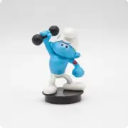 Anime Smurfette Smurf Action Figure Cartoon Character Desktop Decor Collection D