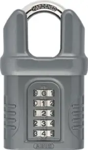 Abus ZINC COMBINATION PADLOCK 65mm Width, 35mm Shackle, 4-Dial Resettable Code
