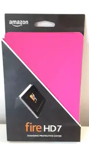 Amazon Case for Fire HD 7 (4th Generation) Standing Protective, Magenta NIP