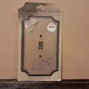 single switchplate, Solid Northern Hard Maple, wooden light switch cover,