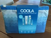COOLA Organic Suncare Travel Set Sunscreen, Lip Balm, After Sun + Bag NWT 5 pcJ1