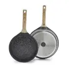 Arte 9.5” and 11” Frying Pan Skillet Set, Induction Suitable Healthy Ceramic