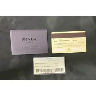 PRADA 尼龍小公事包 鎖頭 保證正品