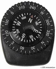 Precision "Watch Band Clip-on" Navigation Compass, Cool