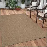 SPXMQSS Outdoor Rug for Patios, Wear-Resistant Large Outdoor Rugs Not Afraid of Water and No Fear of Sunshine for Garden Patio Picnic Camping Backyard 240x340cm