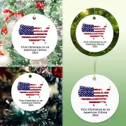 Custom First Christmas As An Ornament New Us Citizenship For Women Citizenship