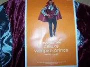 Adult Men's Size Large Vampire Prince Halloween Costume Vest w Cape New
