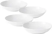 [Royal Doulton] Exclusively for Gordon Ramsay Maze White Vegetable/Pasta Bowls Set of 4, 9.4"