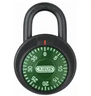ABUS 78/50 Locker Dial Green Combination Padlock NEW