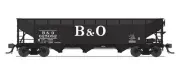 Broadway Limited 7371 HO Baltimore & Ohio AAR 70-Ton Triple Hopper (Pack of 4)