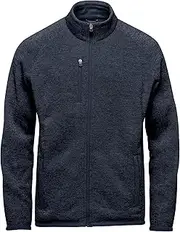 [Stormtech] Mens Avalante Heather Full Zip Fleece Jacket (UK Size: L) (Navy)