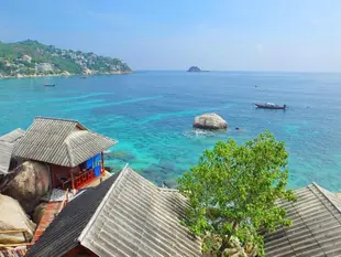 濤島鯊魚灣浮潜海景小屋 - 16391844Peaceful seaview bungalow Koh Tao Snorkeling and relaxing paradise Sharkbay - 16391844
