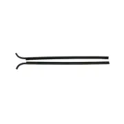 Window Trim Vertical Weather Strip Noise Cancelling for VW Golf 1974-1983 Black