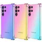 Case For Samsung S24 Ultra S23 FE S22 PLUS S21 Clear TPU Shockproof Phone Cover