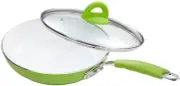 Non-stick Frying Pan Ceramic Coating lotus effect 9" (9.45") 24cm Biolux Kerama