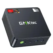 GMKtec M6 AMD Ryzen 5 6600H Mini PC Max 4.5GHz Windows 11 Pro WIFI 6E USBC 4.0 DDR5 Dual SSD Slot 4K Triple Screen Displ