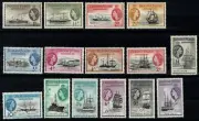 Stamps sellos Falkland Islas Dependecies Naviros barcos Ships 1954 yvert 51/65