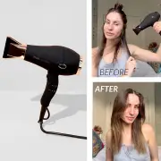 Muk Blow 3900-IR Hair Dryer Black & Rose Gold
