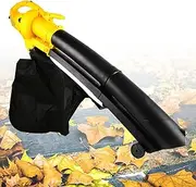 3000W Gardens Leaf Blower Garden Vacuum and Shredder 3 in 1, with 35L Leaf Collection Bag, 10:1 Shredding Ratio, 270km/h, 13.2m³/min, Electric Leaf Blower for Lawn Care