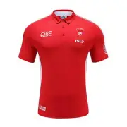 AFL Sydney Swans Men's Media Polo Shirt - Sizes 2XL - 3XL