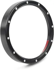 XEDLAMP Motorcycle Speedometer Gauge Bezel Trim Ring, for Harley, Sportster XL883 XL1200 XL 883 1200 Motorcycle Speedometer Trim Ring(Black)