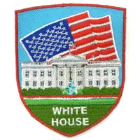 在飛比找松果購物優惠-美國 白宮 華盛頓特區 外套熨斗刺繡 USA 三藩市背膠補丁