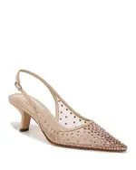 Sam Edelman Women's Biankas Pointed Toe Embellished Slingback Pumps