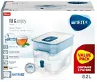 Brita Flow Cask with 2 MAXTRA+ cartridge Water Filter Flow 8.2L 2023 Stock Free