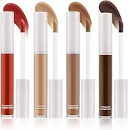 Apooliy 4pcs Liquid Concealer Stick,Full Coverage，4 Colors Corrector Foundation,Long Wear Under Eye Concealer Stick for Dark Circles,Blemishes,Acne,Freckles