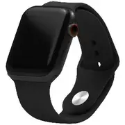Otto Apple Watch Silicone Band Series 4-9/SE 44-45mm Black