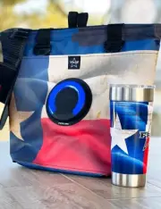 Frio Softside Pull Top Cooler Tote With Bluetooth LED 14 Can Speaker Made In USA