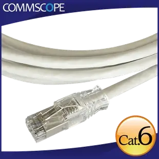 Commscope - AMP六類(CAT.6)1米無遮蔽網路線(白色)