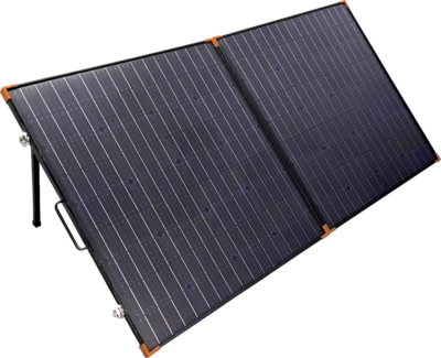 Folding 160W A-Grade Aluminium Solar Panel with Bag for Camping, 4WD & Caravan