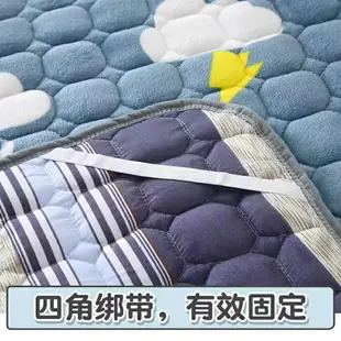 加厚保暖 法蘭絨床墊 可機洗床墊 保暖防滑絨床褥墊 榻榻米 冬季床墊 單人雙人 宿舍床墊 床包床墊