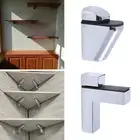 Glass Shelf Holder Cabinet Door clip Frameless Brackets Glass Door Clamp