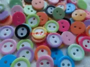 Lot 200pcs Mixed Charm 2 Hole Resin Button Fit Sewing Scrapbook Baby Crafts DIY