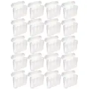 Twenty EBC Battery AA AAA Clear Plastic Battery Storage Case Holder Box USA Ship