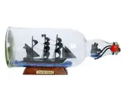Calico Jack's The William Model Ship in a Glass Bottle 11"