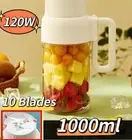 Portable Blender for Shakes and Smoothies Personal Blender with 10 Blades 1000ML