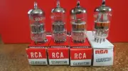 (4) NOS NIB 6DJ8/ECC88 Mullard Amperex & W German Audio Tubes