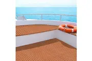 Seamanship EVA Foam Boat Flooring Mat Decking Sheet 240x90x0.6cm Dark Brown