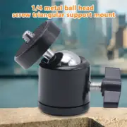 1/4" 360°Ball Head Screw Tripod Mount Rotate Mount Base Adapter for DSLR Camera