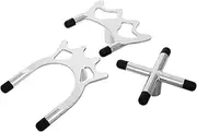 Abaodam 3pcs Billiard Bridge Cue Stand Forks for Enhanced Stability Accuracy for Home Club Entertainment Venues Durable Pool Rack Accessory